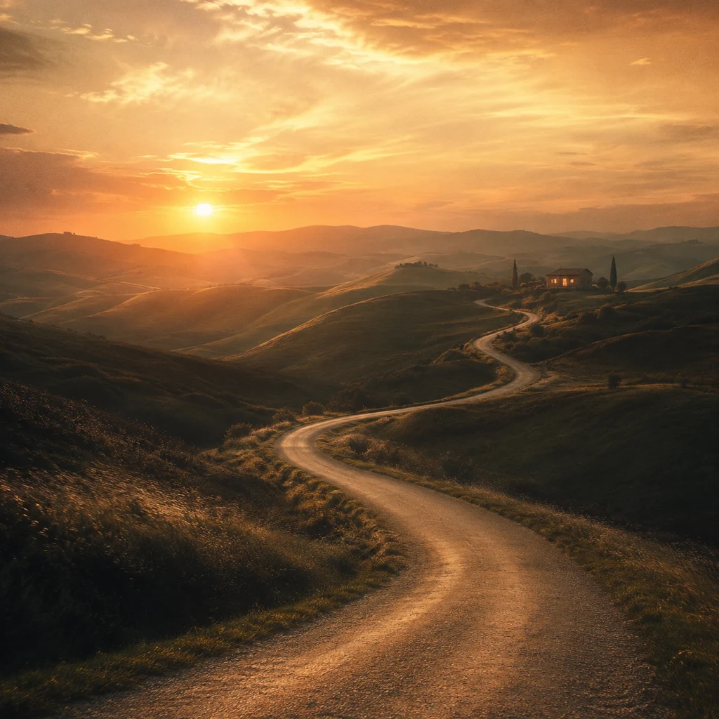 The long way home. abstract cover artwork